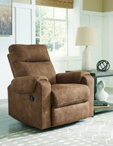 Warmstead Furniture - Ashley Furniture - Edenwold Living Room - Rocker Recliner / Brindle - 1380525
